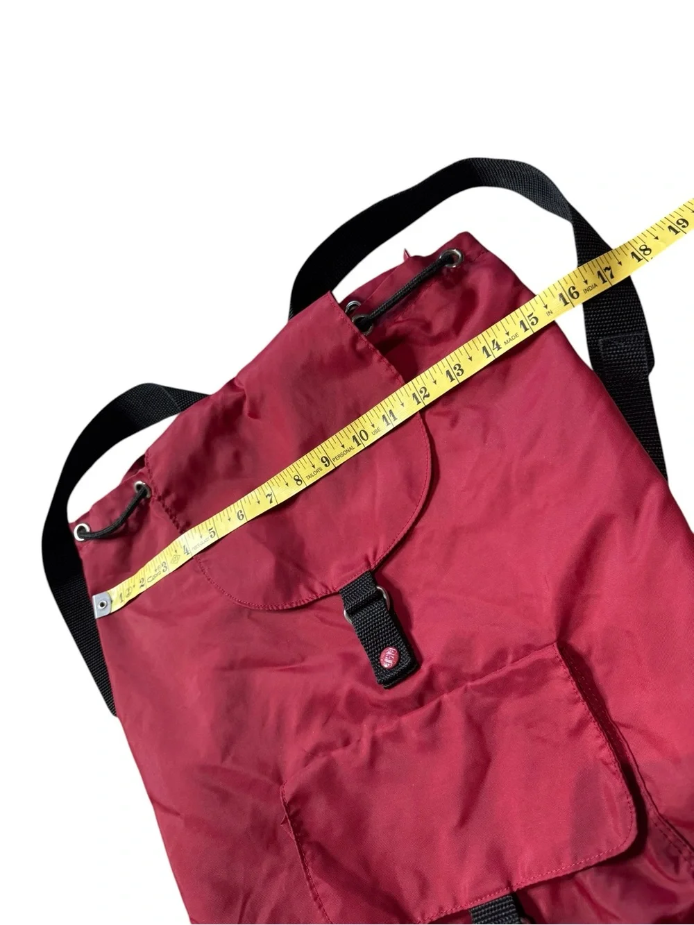 GAP Vintage Y2K Nylon Drawstring Cinching Backpack